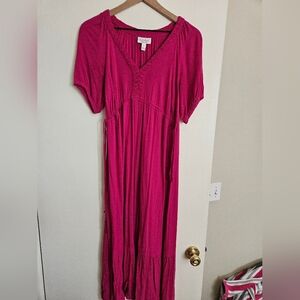 Isabel, Pink (Maternity) Dress, S